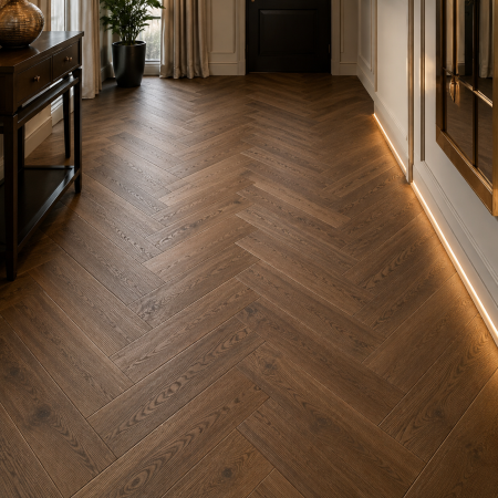 Клеевая LVT плитка елочкой Aquafloor Паркет клеевой (Parquet Glue) AF2520PG