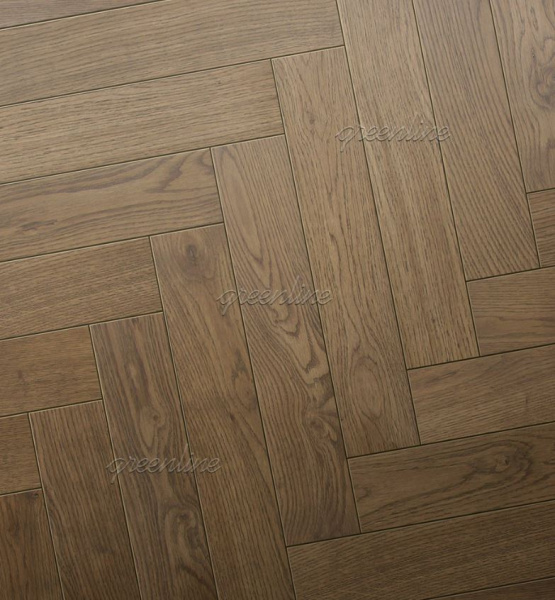 Инженерная доска Greenline EXTRA (английская ёлка) 717 Дуб Инсайт