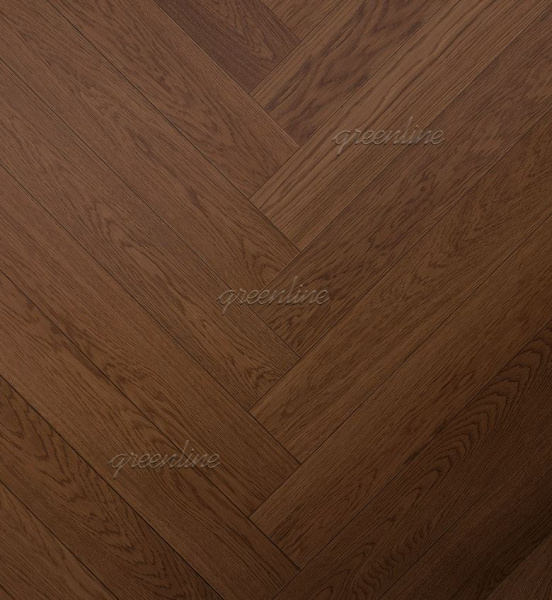 Инженерная доска Greenline DELUXE (английская ёлка) 114 мурано