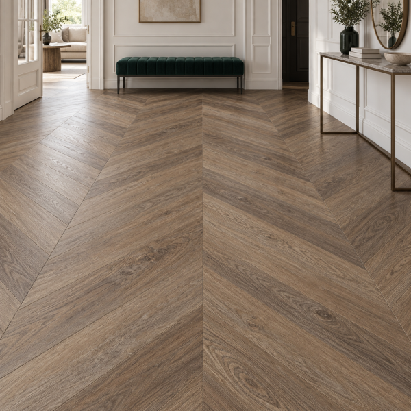 Кварцвиниловая плитка Alpine Floor Альпийский шеврон (Chevron Alpine) Вайпуа ECO 18-14 MC
