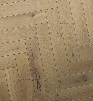 Инженерная доска Greenline EXTRA (английская ёлка) 706 Дуб Сенс