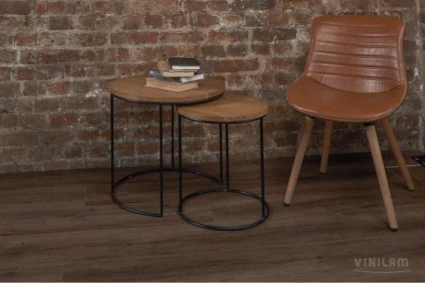 Кварцвиниловый ламинат CERAMO VINILAM NEW CORK 8885-EIR Дуб Берн 8 mm