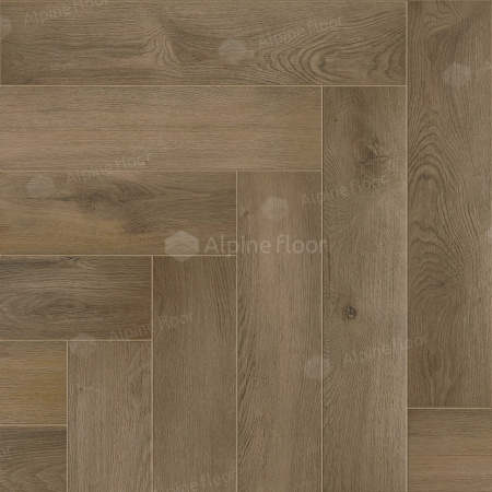 Клеевая кварцвиниловая плитка Alpine Floor Паркет LVT (Parquet LVT) Дуб Насыщенный ECO 16-7