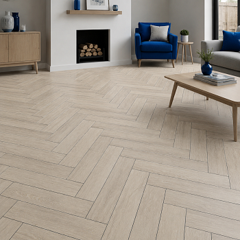 Кварцвиниловая плитка елочкой Aquafloor Паркет плюс (Parquet Plus) AF6017PQ