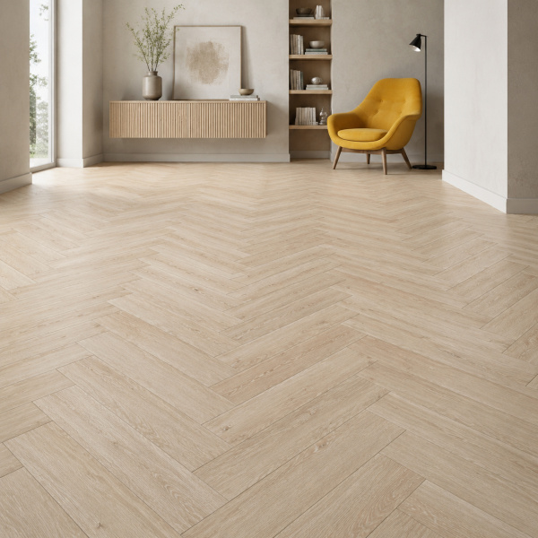 Кварцвиниловая плитка (Елочка) Alpine Floor Легкий паркет (Light Parquet) Дуб Медия ЕСО 13-20