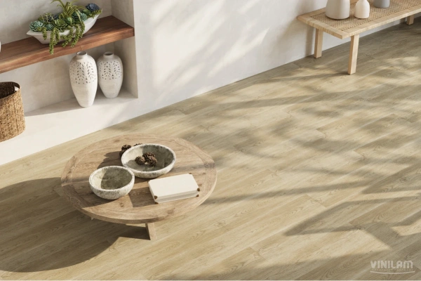 Клеевая кварцвиниловая плитка VINILAM Glue 8895 Дуб Шверин Glue