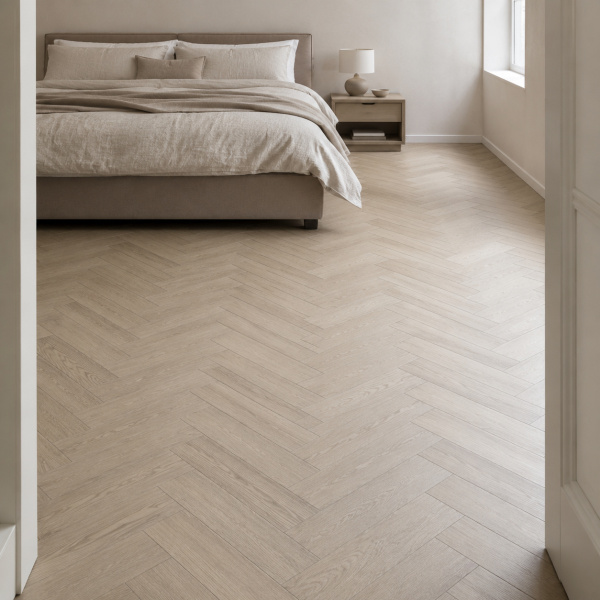 Кварцвиниловая плитка (Елочка) Alpine Floor Легкий паркет (Light Parquet) Дуб Денеб ЕСО 13-25