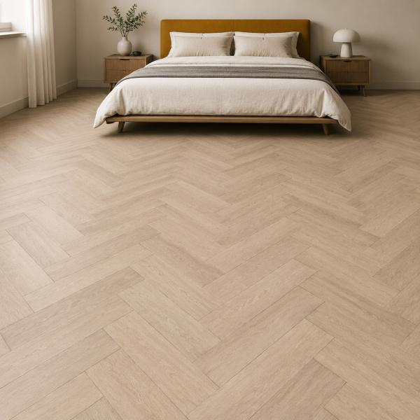 Кварцвиниловая плитка (Елочка) Alpine Floor Легкий паркет (Light Parquet) Дуб Ригель ЕСО 13-24