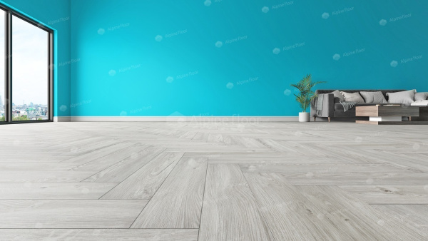 Клеевая кварцвиниловая плитка Alpine Floor Parquet LVT Снежный ECO 16-11