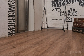 Кварцвиниловая плитка VINILAM Cork Дуб Турне 10038