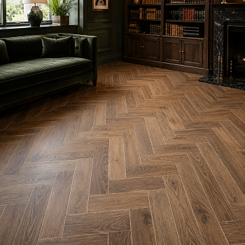 Клеевая LVT плитка елочкой Aquafloor Паркет клеевой (Parquet Glue) AF2516PG