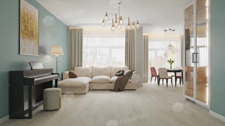Кварцвиниловая плитка Alpine Floor SOLO PLUS ЕСО 14-1101 Модерато