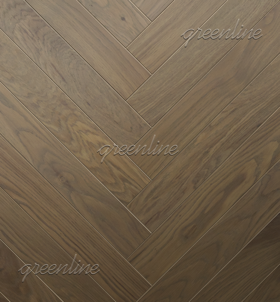 Инженерная доска Greenline NEXT (английская ёлка) 710 Дуб Вулкано