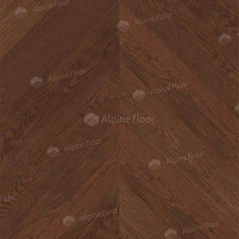 Инженерная доска Alpine floor Chateau Дуб Браун Стори EW203-09