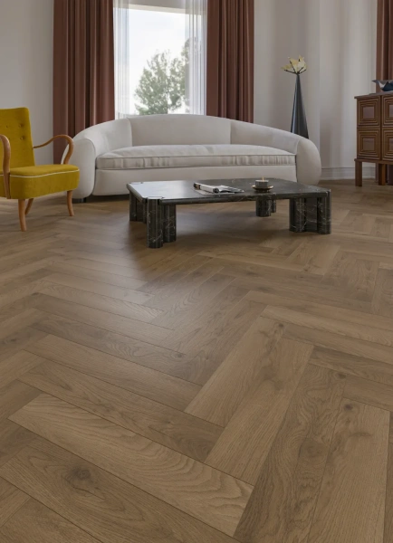 Ламинат My Step Херрингбон 8 мм Асти MS7408