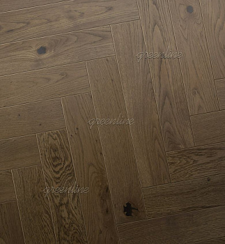 Инженерная доска Greenline EXTRA (английская ёлка) 715 Дуб Акцент