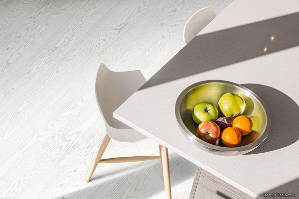 Пробковый пол Wood XL (замок) Oak White