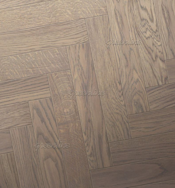 Инженерная доска Greenline ULTIMA (английская ёлка) 810 Дуб Рейн