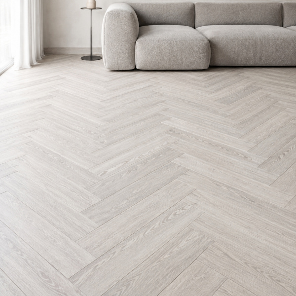 Кварцвиниловая плитка (Елочка) Alpine Floor Легкий паркет (Light Parquet) ECO 13-9 Голубой Лес