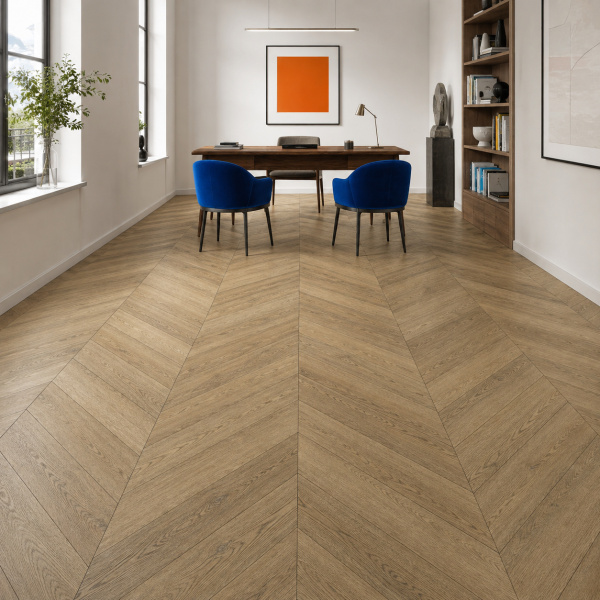 Клеевая LVT плитка Шеврон клеевой (Паркет) (Chevron Glue) AF2556PGCh
