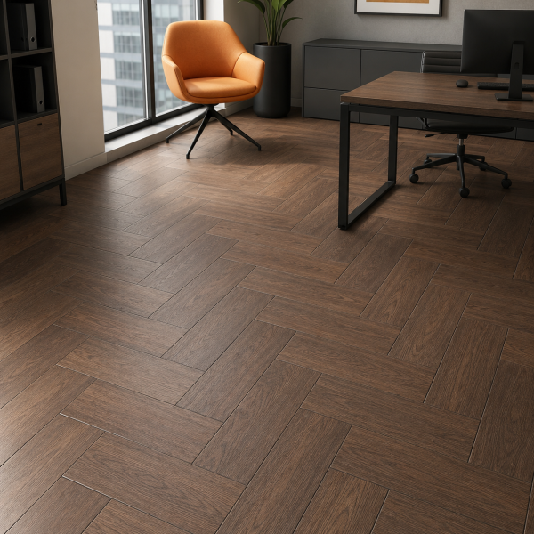 Клеевая LVT плитка елочкой Aquafloor Паркет клеевой (Parquet Glue) AF2518PG