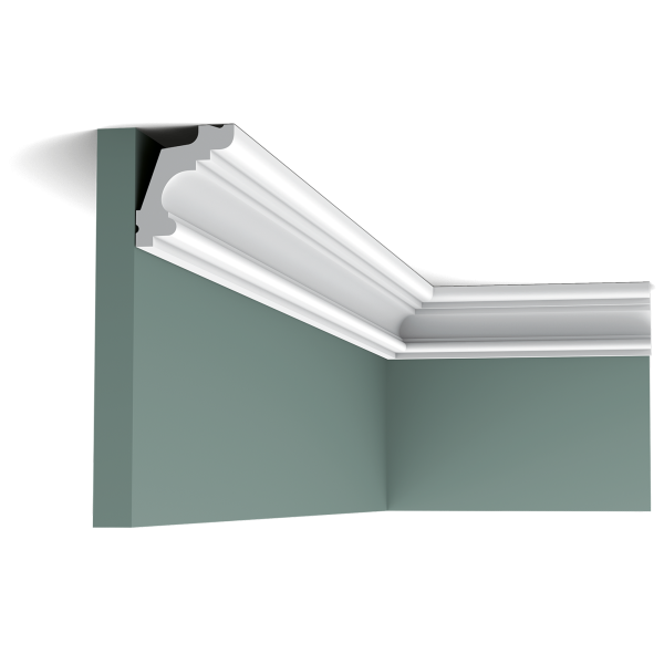 Карниз Orac Decor Полиуретан C322 д 2000 x в 50 x ш 42