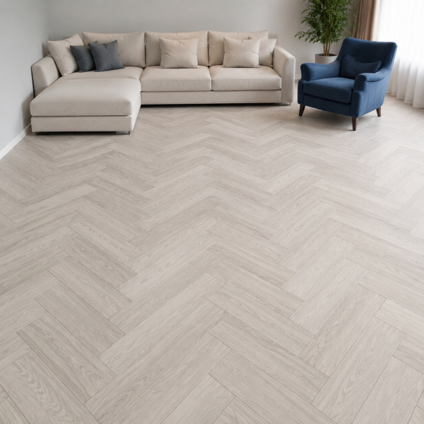 Кварцвиниловая плитка (Елочка) Alpine Floor Легкий паркет (Light Parquet) ECO Дуб Полис ЕСО 13-21