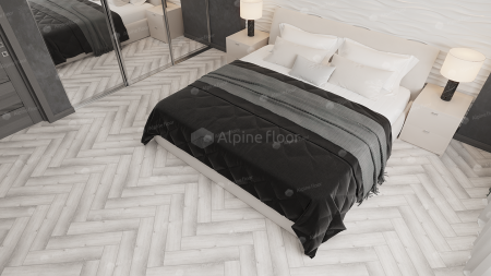 Клеевая кварцвиниловая плитка Alpine Floor Паркет LVT (Parquet LVT) Дуб Альхена ECO 16-12