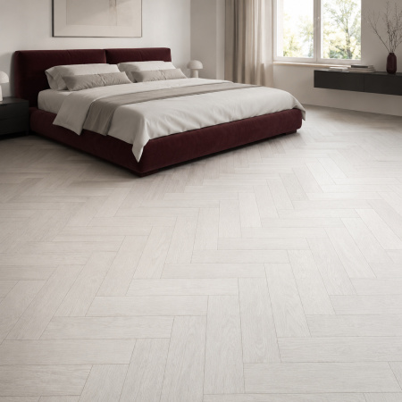 Кварцвиниловая плитка (Елочка) Alpine Floor Легкий паркет (Light Parquet) ECO 13-6 Дуб Зимний Лес