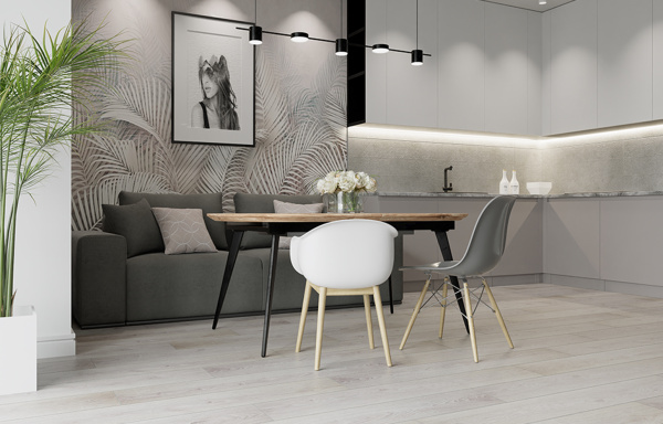 Ламинат MSPC Дуб Зимний вечер 91799-7 MP