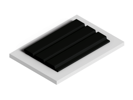 Декоративная панель HIWOOD LV124 BK