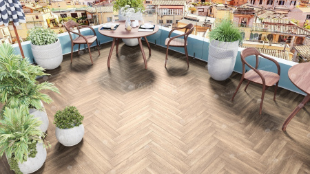 Клеевая кварцвиниловая плитка Alpine Floor Паркет LVT (Parquet LVT) Макадамия ECO 16-10
