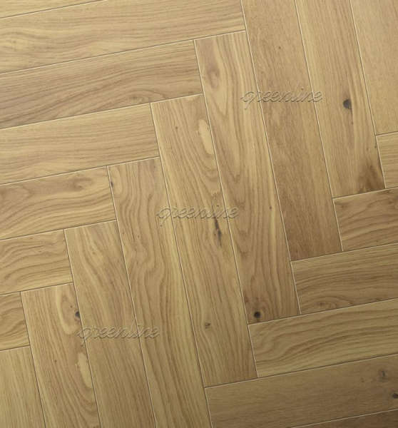 Инженерная доска Greenline EXTRA (английская ёлка) 718 Дуб Сенд