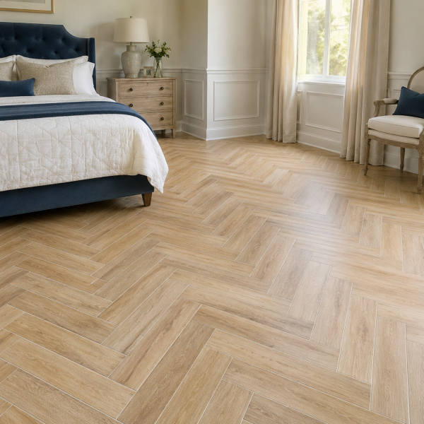 Клеевая LVT плитка елочкой Aquafloor Паркет клеевой (Parquet Glue) AF2514PG