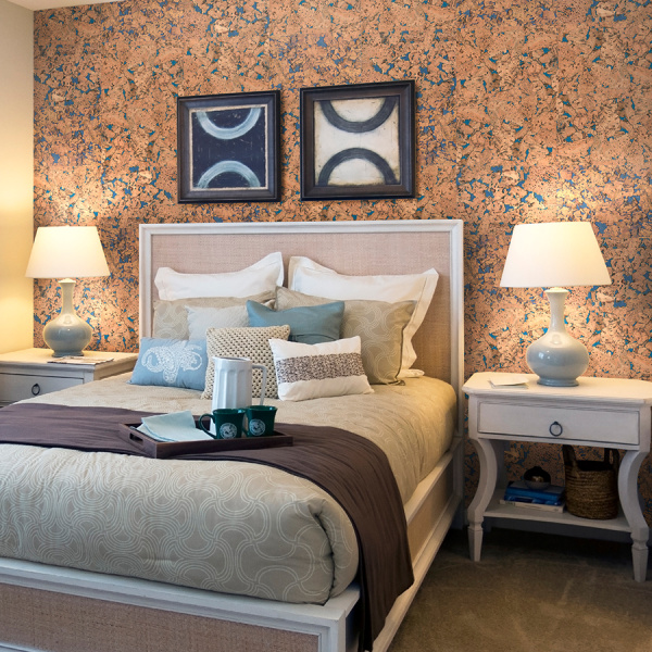 Настенная пробка Wall Design Monte Blue