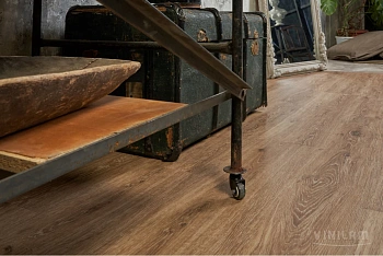 Кварцвиниловая плитка VINILAM Cork Дуб Брюссель 04018