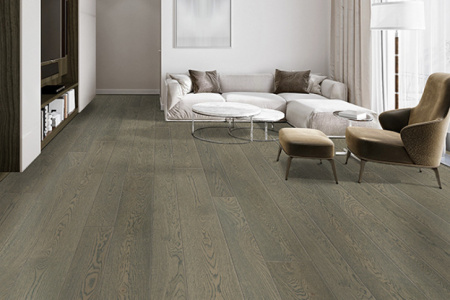 Шпонированная паркетная доска на НDF основе Auswood NATURAL Stone Oak