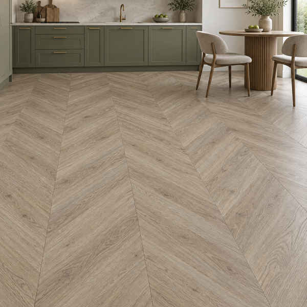 Кварцвиниловая плитка Alpine Floor Альпийский шеврон (Chevron Alpine) ECO 18-11 Карите