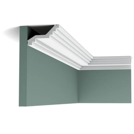 Карниз Orac Decor Полиуретан C400 д 2000 x в 60 x ш 100