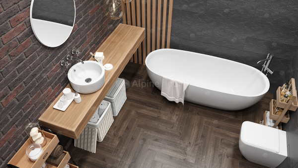 Клеевая кварцвиниловая плитка Alpine Floor Parquet LVT Дуб Альферац ECO 16-22