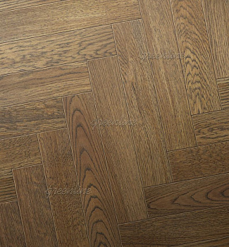 Инженерная доска Greenline ULTIMA (английская ёлка) 802 Дуб Атлантик