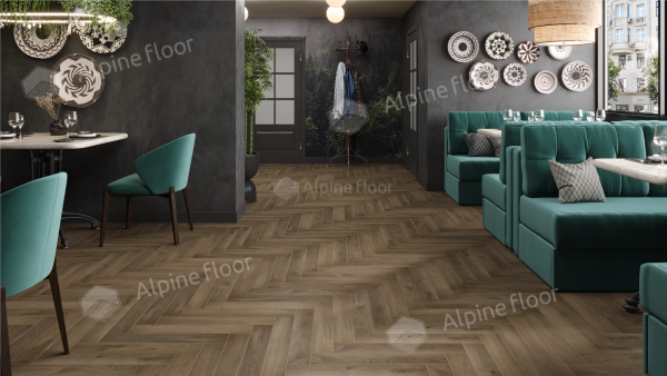 Ламинат Alpine Floor Herringbone 12 Pro Анжу LF106-11