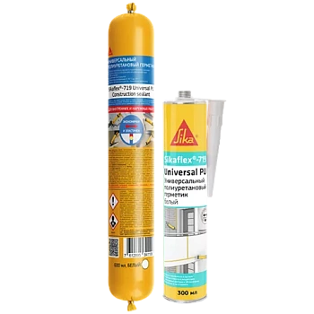 Однокомпонентный универсальный эластичный герметик Sikaflex-719 Universal PU