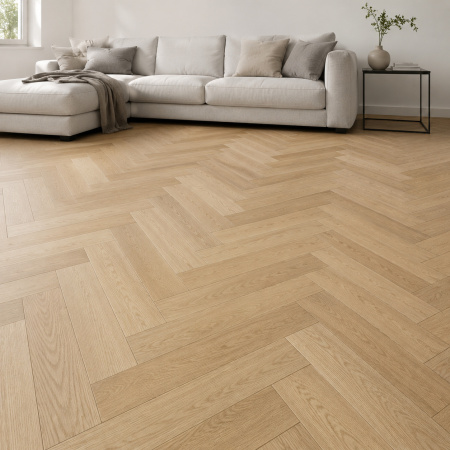 Кварцвиниловая плитка (Елочка) Alpine FloorЛегкий паркет (Light Parquet) Дуб Поллукс ЕСО 13-28