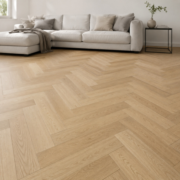 Кварцвиниловая плитка (Елочка) Alpine FloorЛегкий паркет (Light Parquet) Дуб Поллукс ЕСО 13-28
