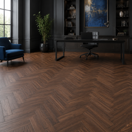 Кварцвиниловая плитка елочкой Aquafloor Паркет плюс (Parquet Plus) AF6024PQN