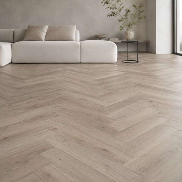 Кварцвиниловая плитка (Елочка) Alpine Floor Легкий паркет (Light Parquet) Дуб Исида ЕСО 13-15