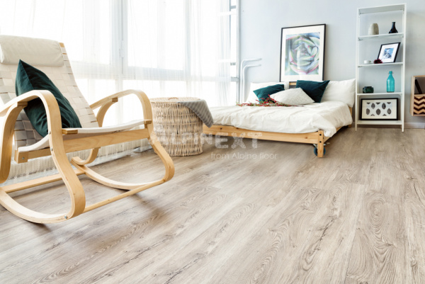 Кварцвиниловая плитка Alpine Floor ECO 6-5 Sequoia (SPC или LVT) Серая