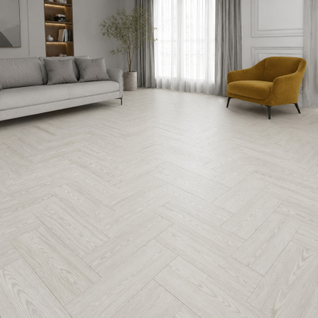 Кварцвиниловая плитка (Елочка) Alpine Floor Легкий паркет (Light Parquet) ECO 13-4 Дуб Арктик