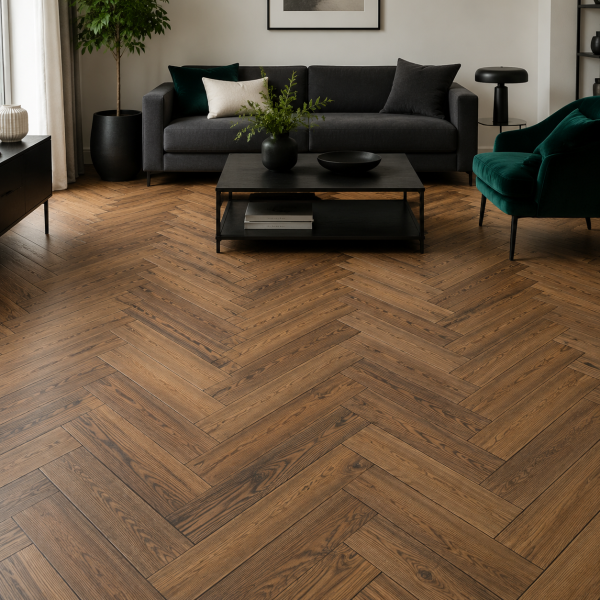 Кварцвиниловый ламинат Aquafloor Космос Паркет легкий (Space Parquet Light) AF4518PQL
